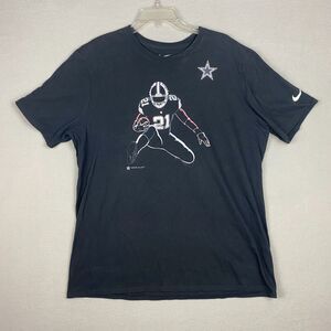 Ezekiel Elliott Dallas Cowboys The Nike Tee Mens XL T-Shirt Black Athletic Cut